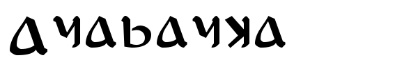 Anayanka font preview